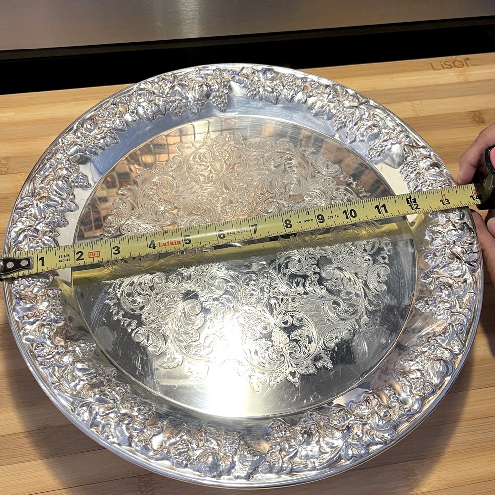 Authentic International Silver Company Silver Tray - Picture 7 of 8
